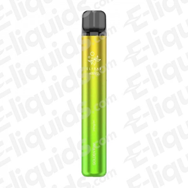 Elf Bar 600 V2 Golden Kiwi Disposable Vape Device