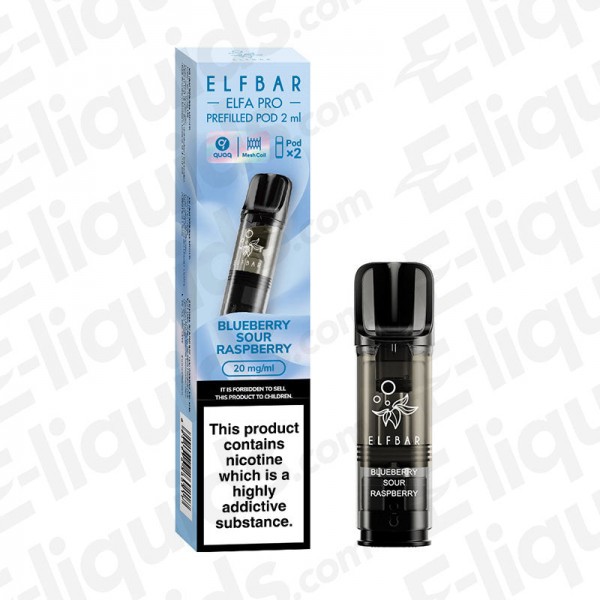 Elf Bar ELFA PRO Pre-Filled Vape Pods - Blueberry ...