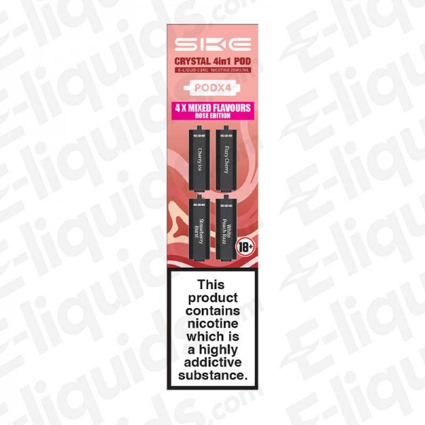 Rose Edition SKE Crystal 4-in-1 Mixed Flavour Pref...