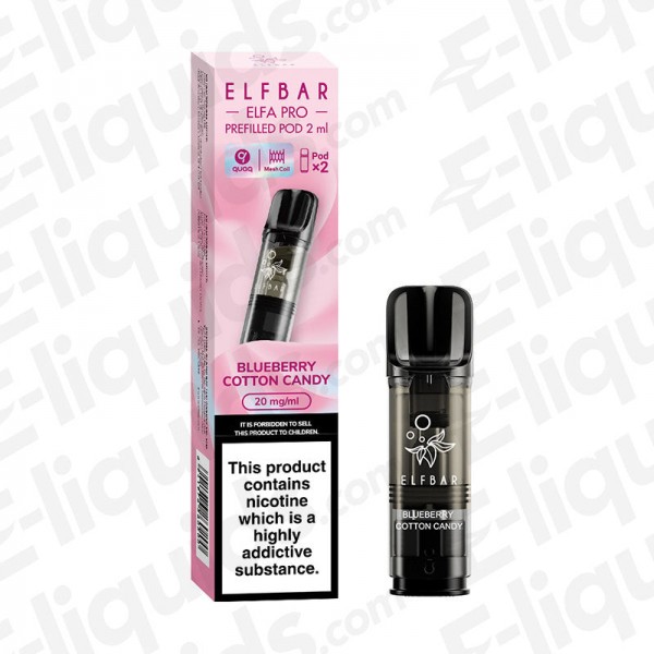 Elf Bar ELFA PRO Pre-Filled Vape Pods - Blueberry ...