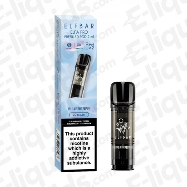 Elf Bar ELFA PRO Pre-Filled Vape Pods - Blueberry ...