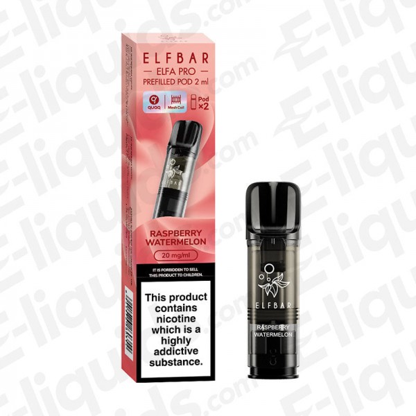 Elf Bar ELFA PRO Pre-Filled Vape Pods - Raspberry ...