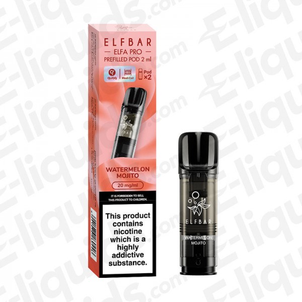 Elf Bar ELFA PRO Pre-Filled Vape Pods - Watermelon...