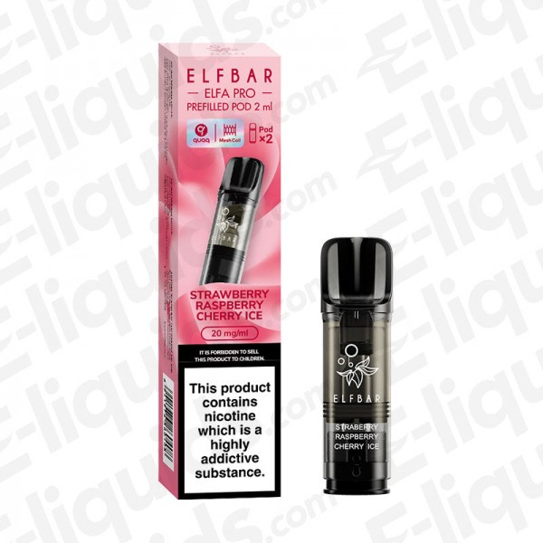 Elf Bar ELFA PRO Pre-Filled Vape Pods - Strawberry...
