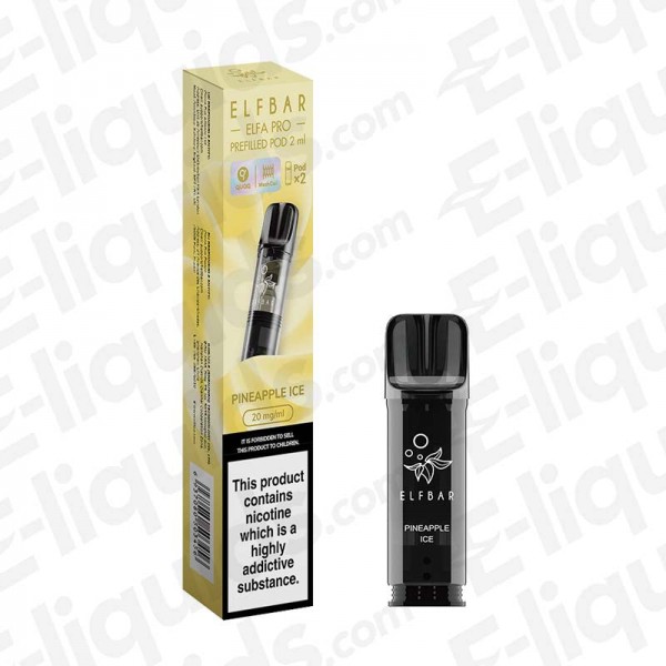 Elf Bar ELFA PRO Pre-Filled Vape Pods - Pineapple ...