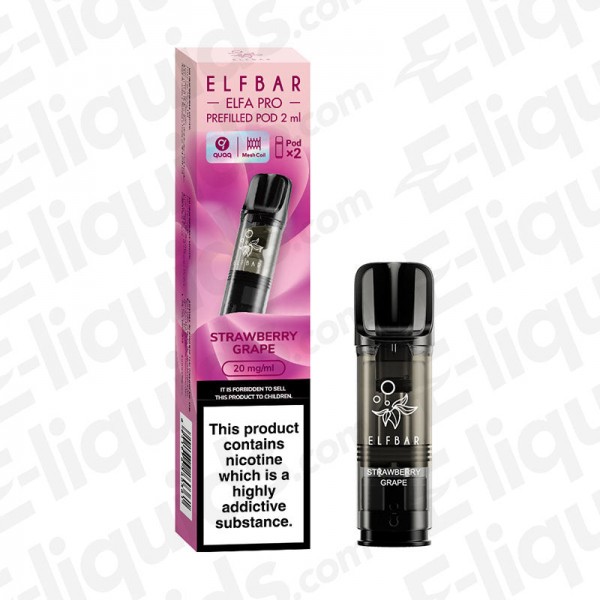 Elf Bar ELFA PRO Pre-Filled Vape Pods - Strawberry...
