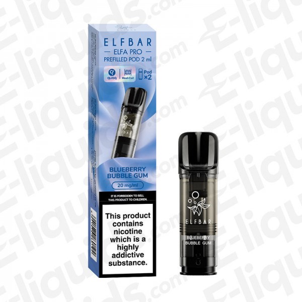 Elf Bar ELFA PRO Pre-Filled Vape Pods - Blueberry ...