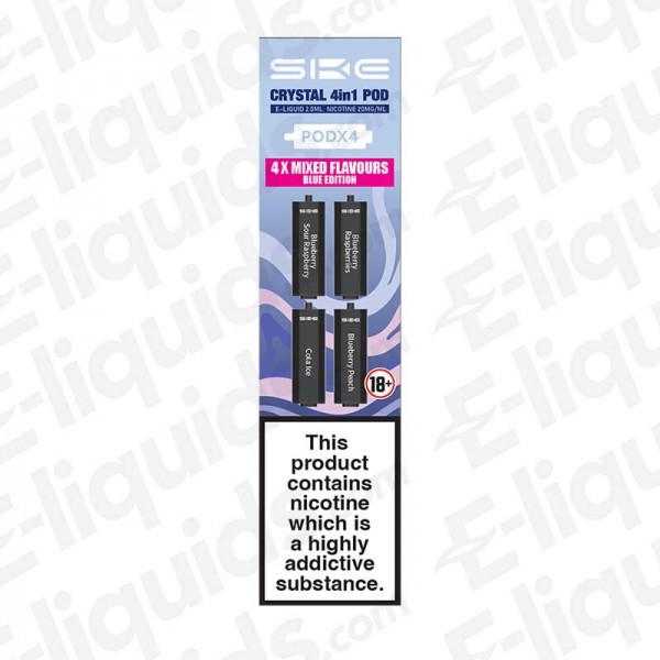 Blue Edition SKE Crystal 4-in-1 Mixed Flavour Pref...