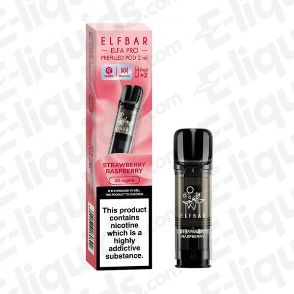 Elf Bar ELFA PRO Pre-Filled Vape Pods - Strawberry...